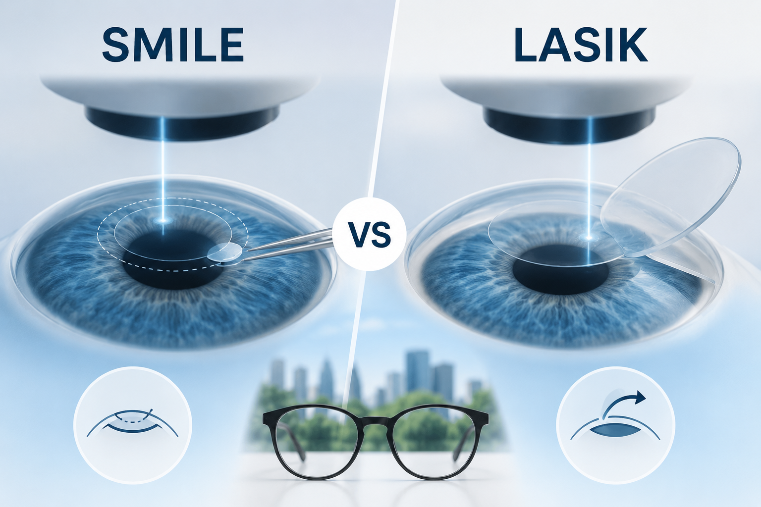 SMILE vs LASIK Eye Surgery